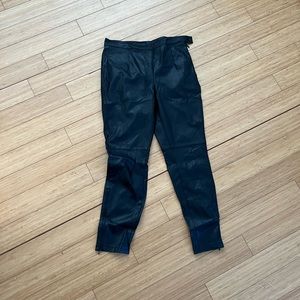 Black leather pants